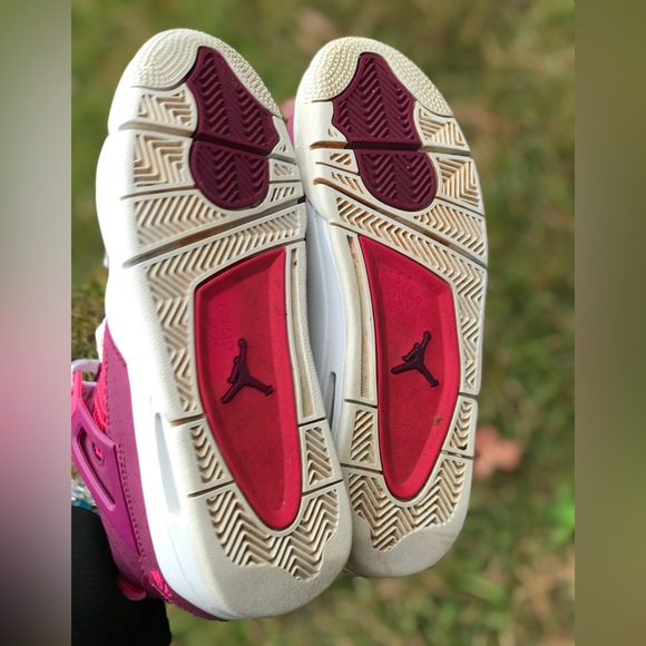 Air Jordan Retro 4 Valentines Day / ‘For the Love of the Game’ Size 5Y / 6.5 Wmn - Picture 7 of 9